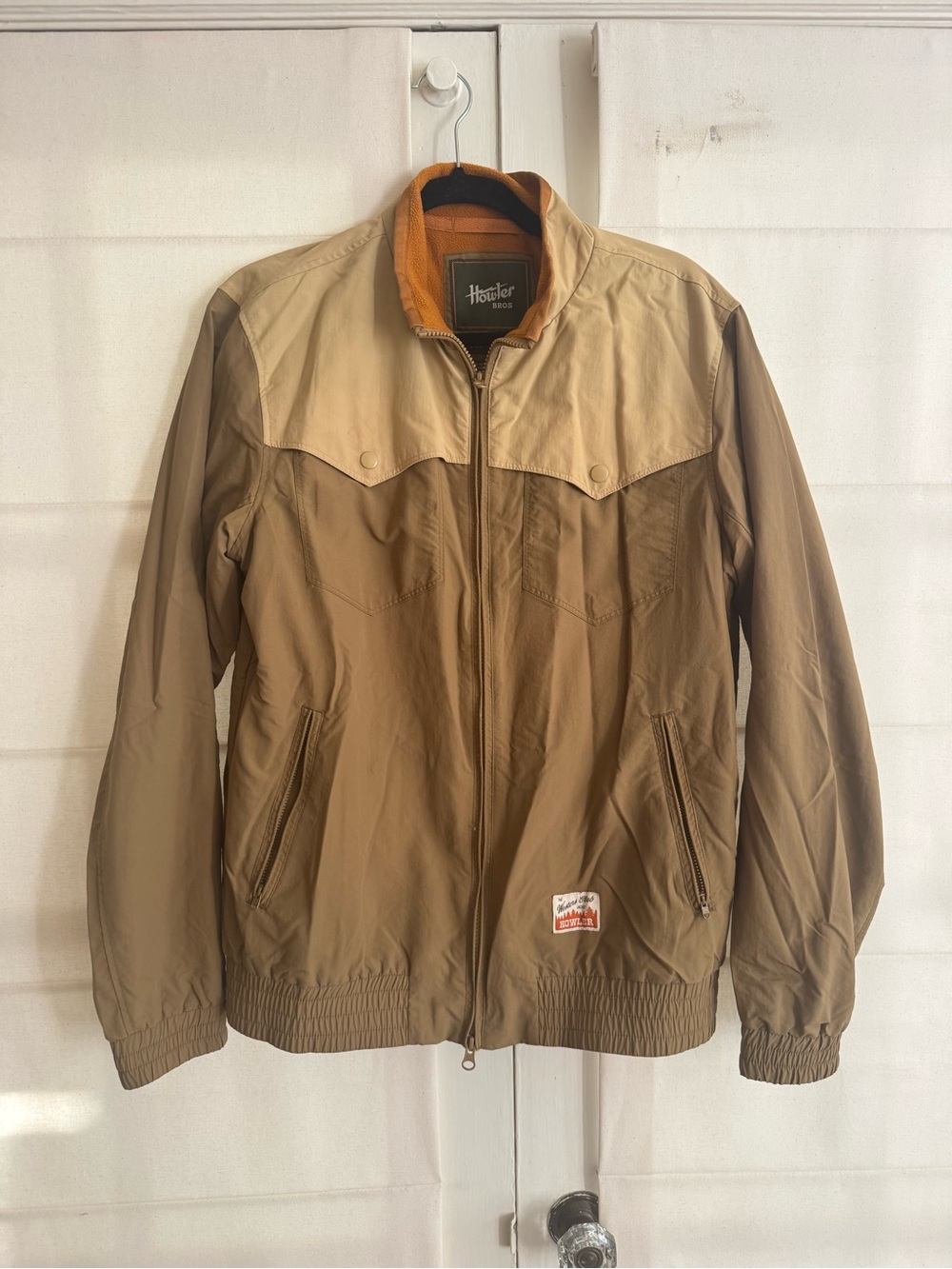 Howler Brothers Two-Tone Tan & Cream Lightweight Western Jacket